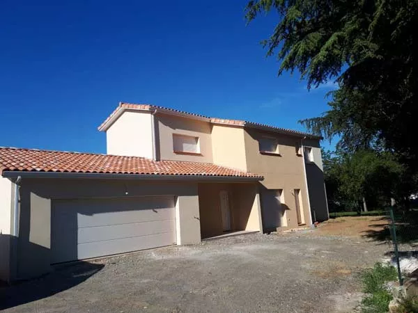 Construction d'une résidence pavillonnaire avec garage attenant, Montauban, SARL DAUCHY